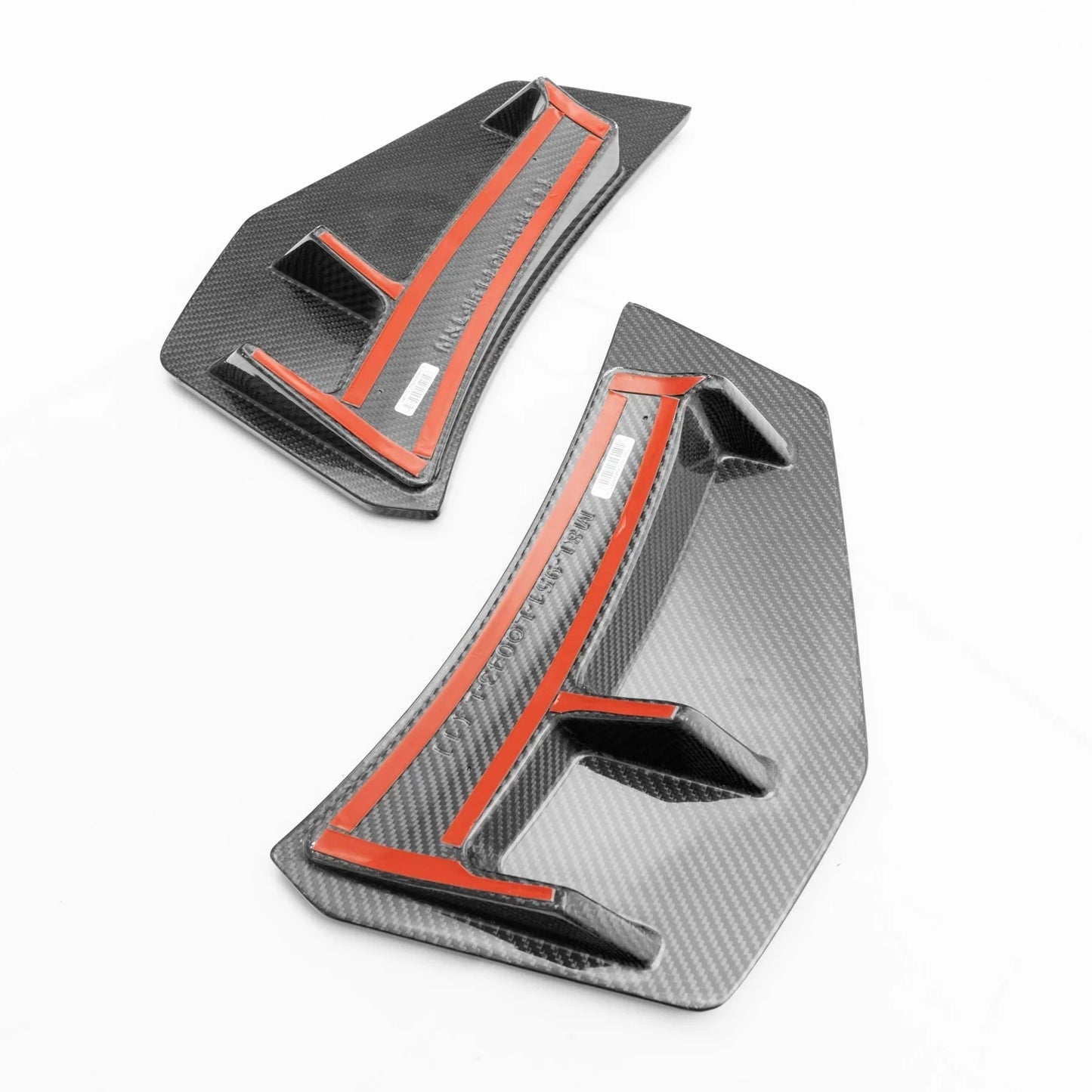 TRE Audi R8 4S Pre-Preg Carbon Fiber Rear Bumper Canards by TRE (2021-2024)