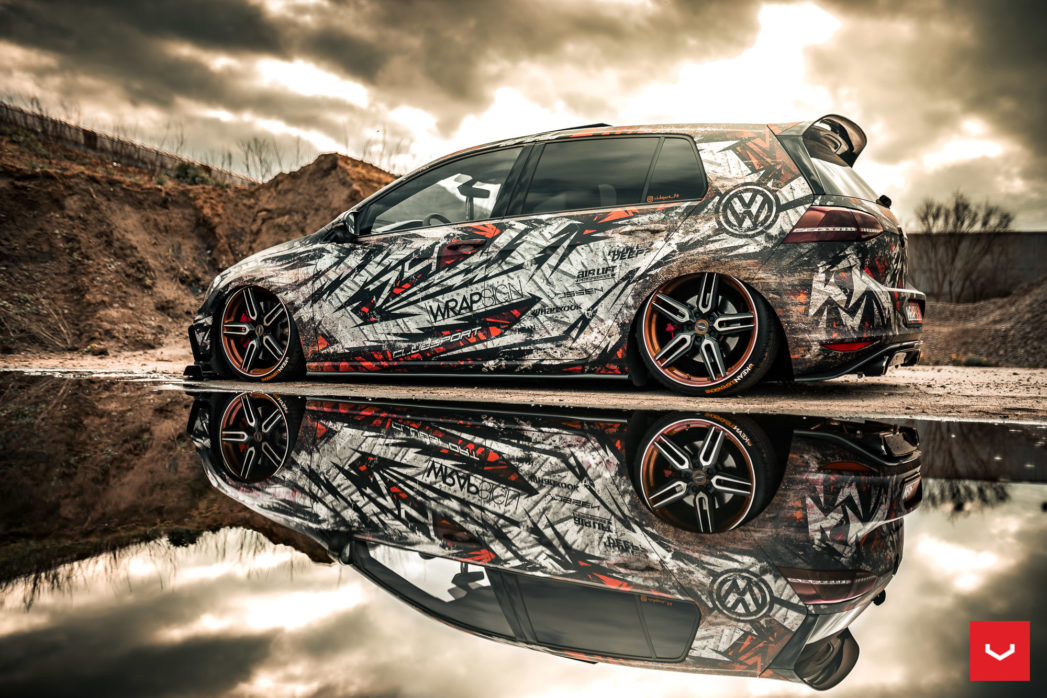 Vossen Custom Built Hybrid Forged HF-1 Wheel