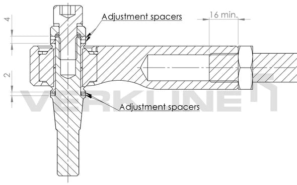 VERKLINE Front Bump Steer Adjustable Tie Rod Ends - MK8/MK8.5 Golf & 8Y A3/S3/RS3