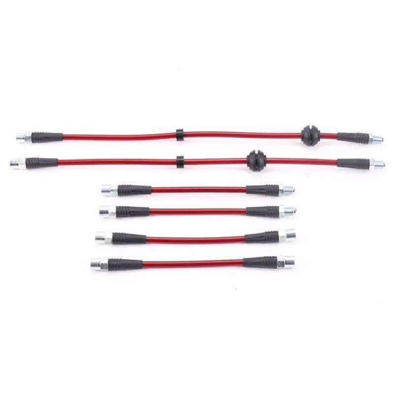 PowerStop 85-86 BMW 524td Front & Rear SS Braided Brake Hose Kit