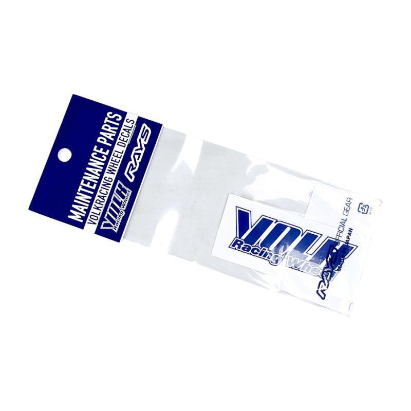 Rays Wheels Volk Racing TE37 Repair Disk Sticker - Blue