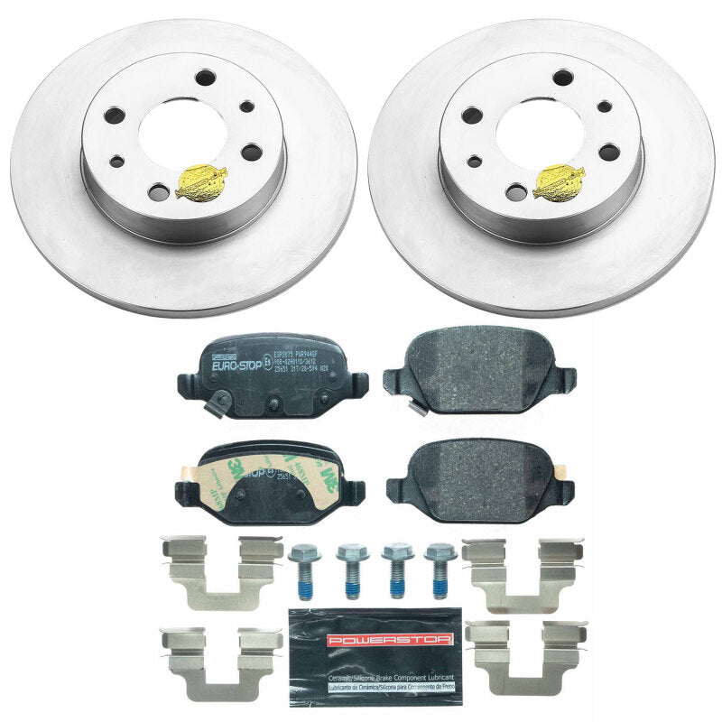 PowerStop 12-19 Fiat 500 Rear Euro-Stop Brake Kit