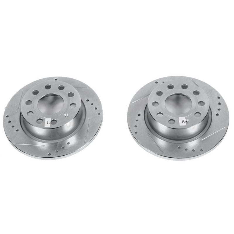 PowerStop 2016 Volkswagen Eos Front or Rear Evolution Drilled & Slotted Rotors - Pair