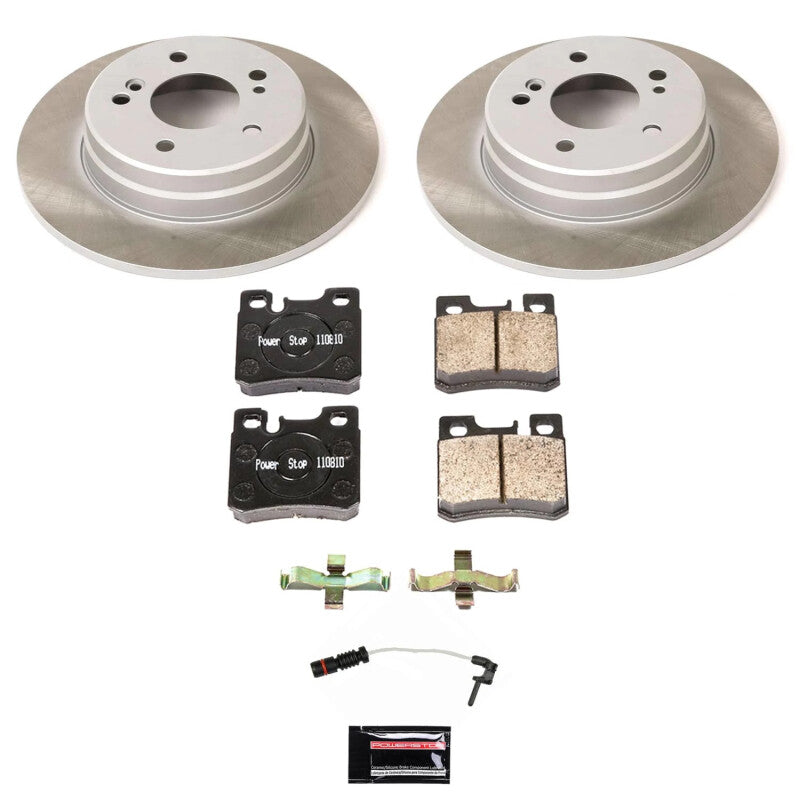PowerStop 99-00 Mercedes-Benz C230 Rear Semi-Coated Rotor Kit