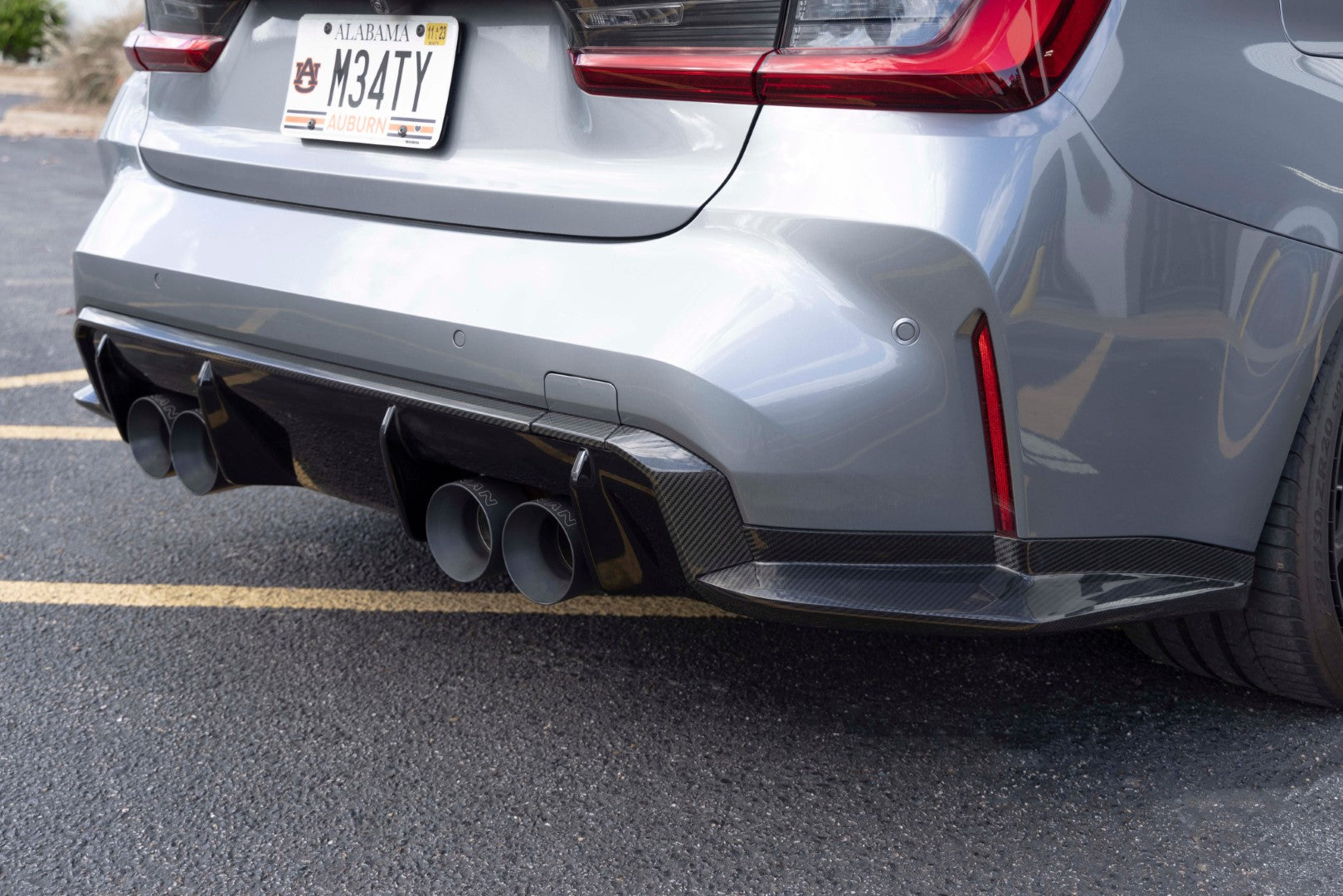 DINAN Carbon Fiber Rear Diffuser Surround - G80/G82/G83 BMW M3/M4