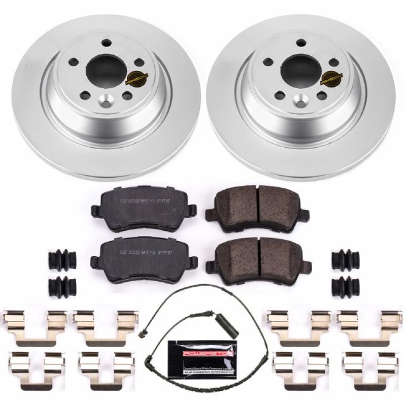 PowerStop 12-15 Land Rover Range Rover Evoque Rear Z23 Evolution Sport Coated Brake Kit