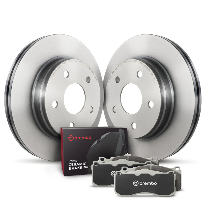 Brembo OE 17-19 Mercedes-Benz SLC300/2016 SLK300/SLK350 Rear Disc Brake Kit for 2014-2016 Mercedes-Benz SLK350 Base - P50140N Pads