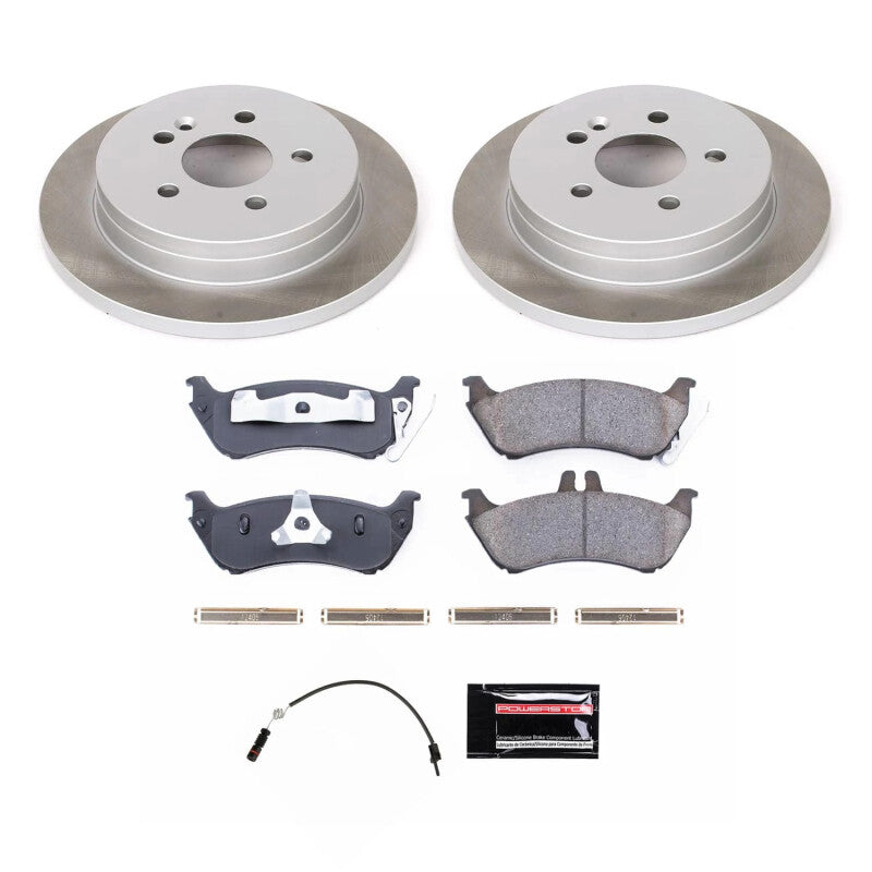 PowerStop 1999 Mercedes-Benz ML430 Rear Semi-Coated Rotor Kit