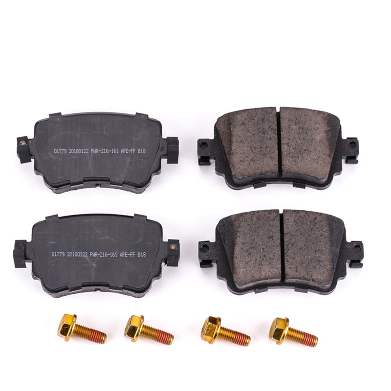 PowerStop 16-18 Audi Q3 Rear Z17 Evolution Ceramic Brake Pads w/Hardware