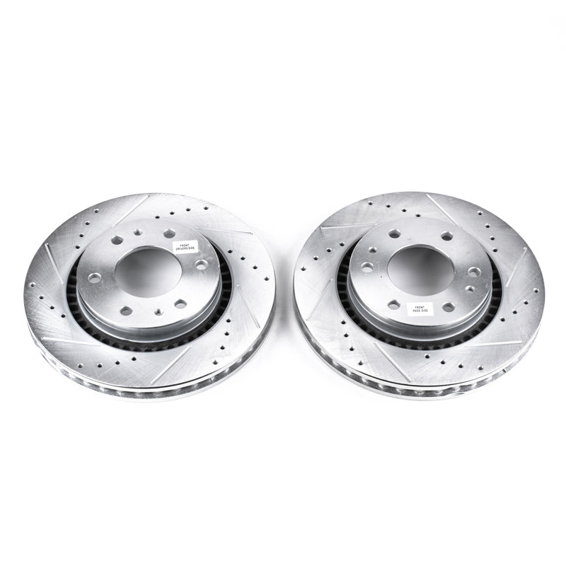 PowerStop 06-07 Buick Rainier Front Evolution Drilled & Slotted Rotors - Pair