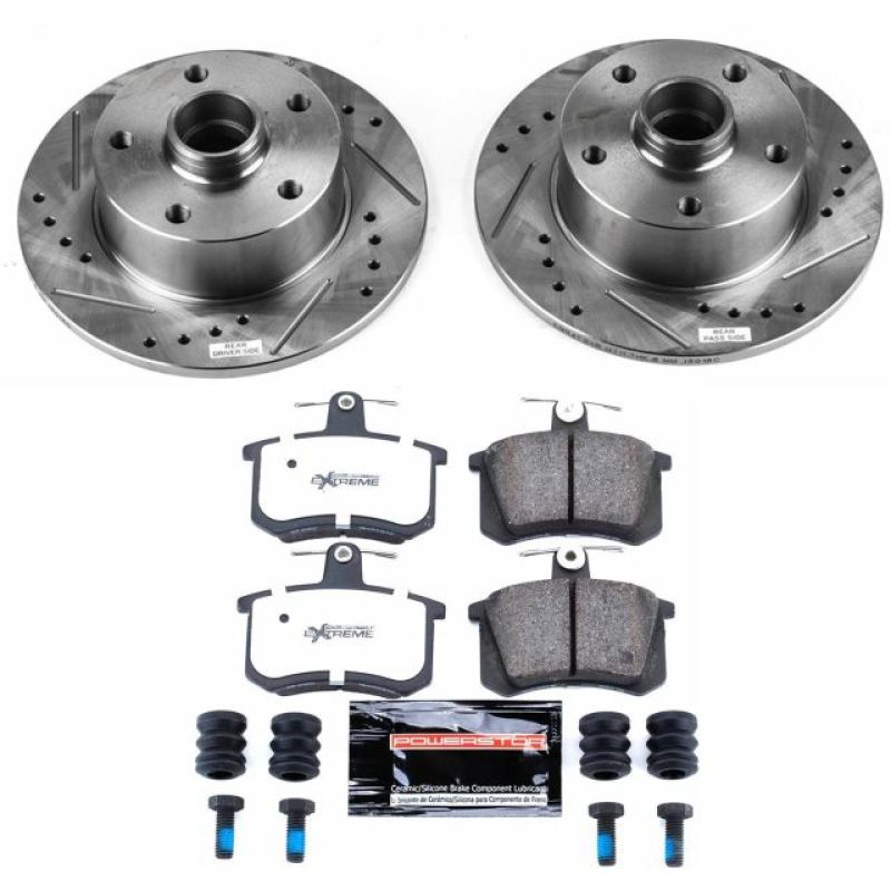 PowerStop 96-97 Audi A4 Rear Z26 Street Warrior Brake Kit