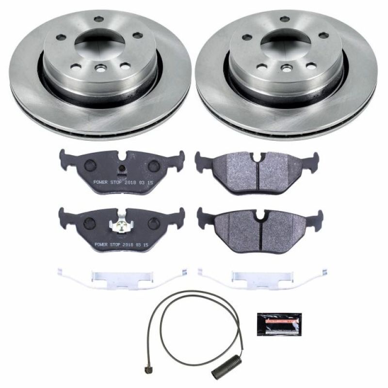 PowerStop 98-99 BMW 323i Rear Track Day Brake Kit