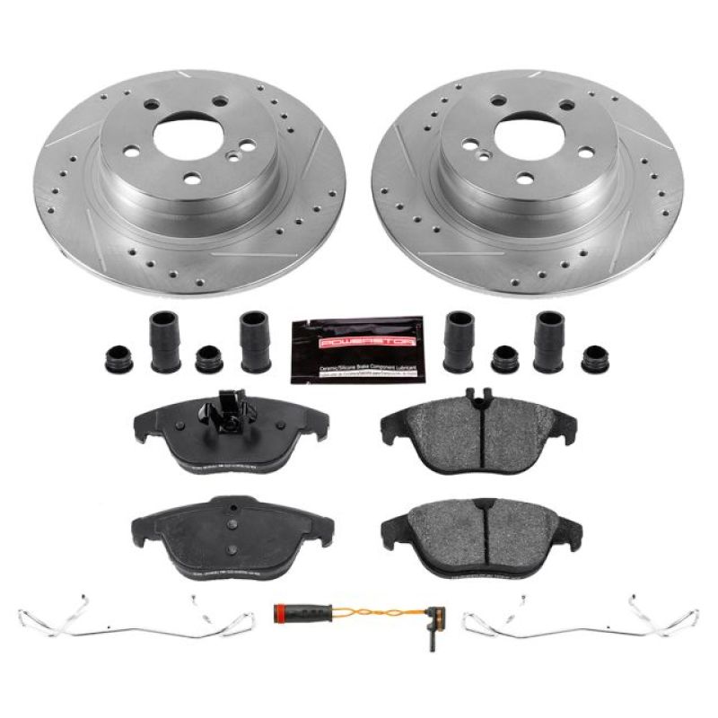 PowerStop 12-15 Mercedes-Benz C250 Rear Z23 Evolution Sport Brake Kit