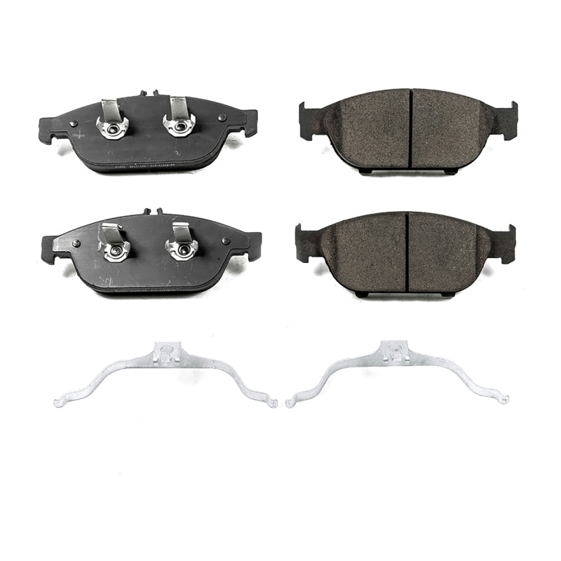 PowerStop 12-14 Mercedes-Benz E550 Front Z17 Evolution Ceramic Brake Pads w/Hardware