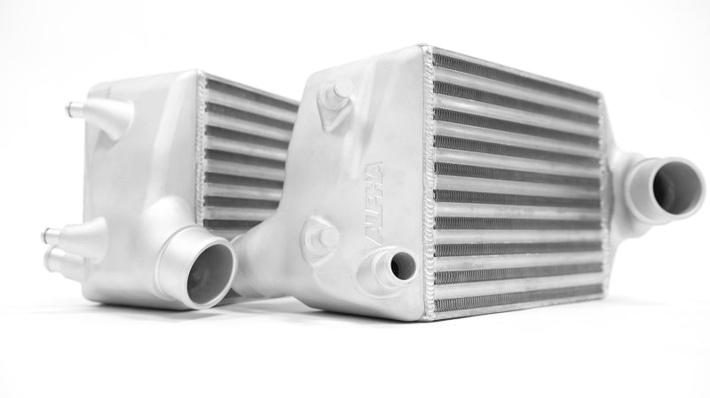 AMS Performance AMS Performance 16-19 Porsche Carrera/Carrera S (991.2) Alpha Intercooler Kit w/Carbon Fiber Shrouds