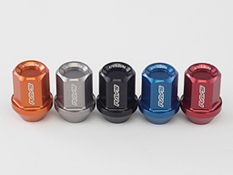 Rays Wheels Dura-Nut L32 Straight Type 12x1.50 Lug Nut Set 4 Lug 4 Lock Set - Black