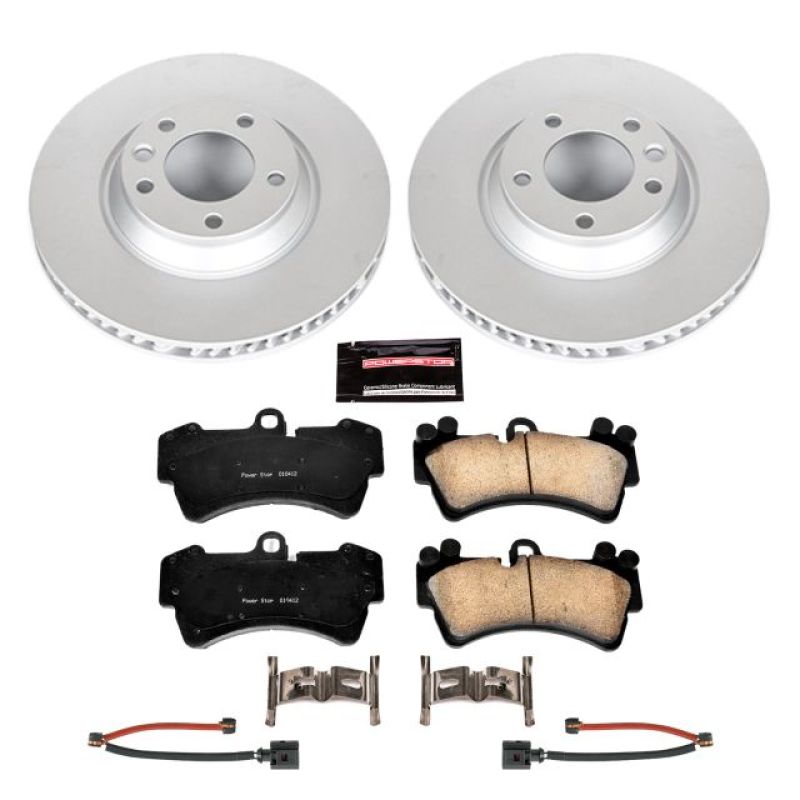 PowerStop 07-15 Audi Q7 Front Z23 Evolution Sport Coated Brake Kit