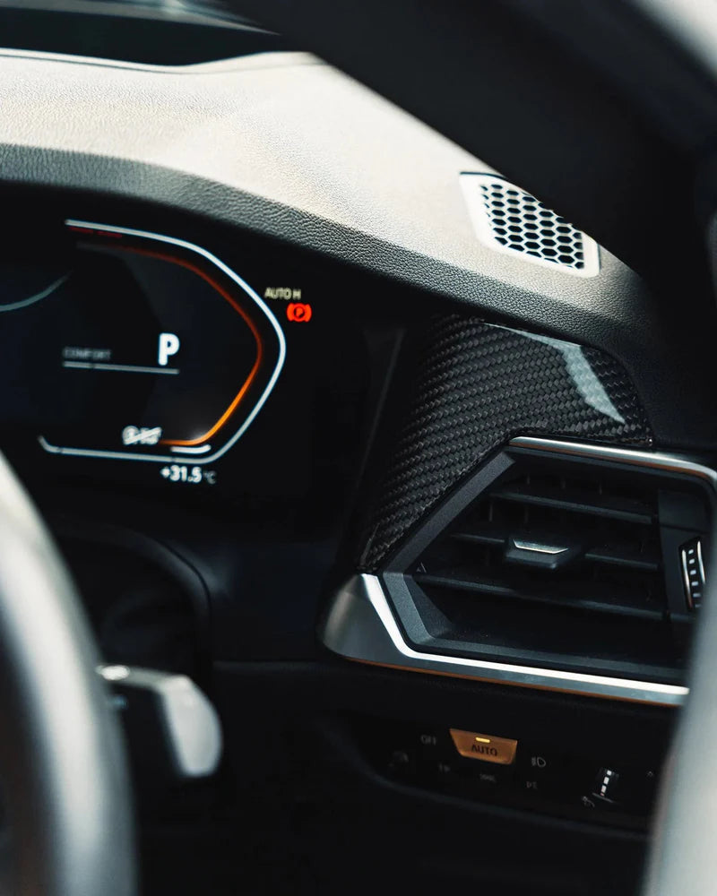 TRE BMW 2 Series G42, G80 G81 M3 & G82 M4 Pre-Preg Carbon Fiber Air Vent Trim by TRE (2021-2022) MATTE