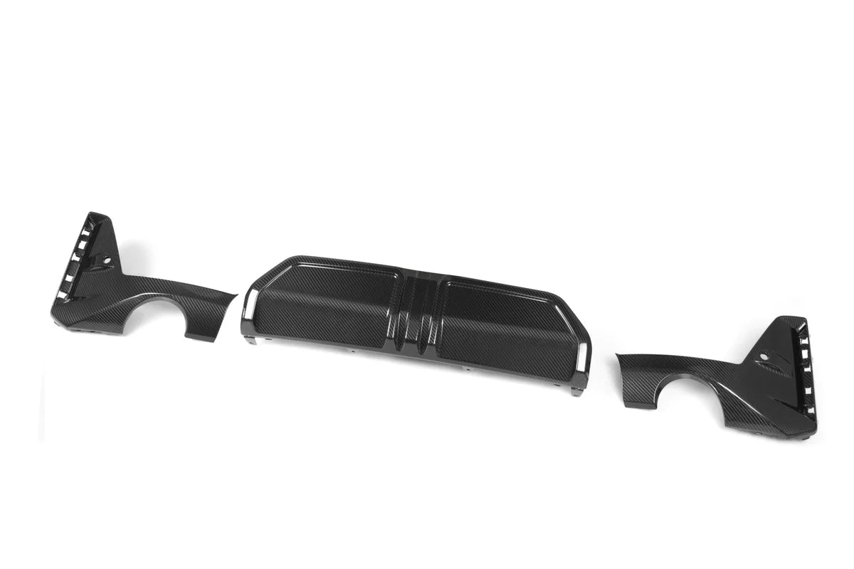 TRE BMW 3 Series G20 G21 LCI Carbon Fiber Performance Rear Diffuser Set by TRE (2023+)