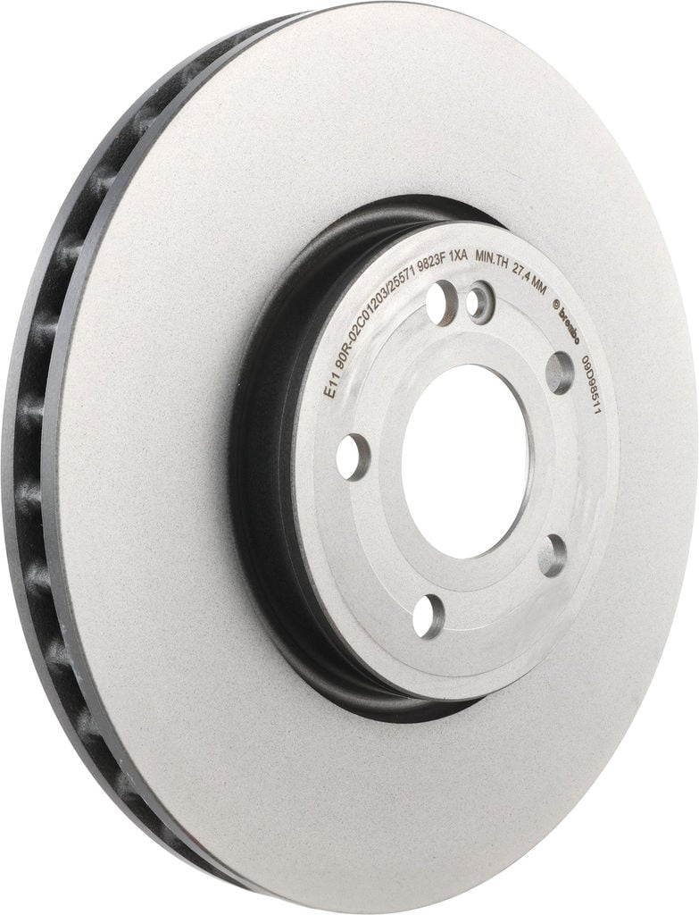 Brembo Premium UV Coated Rear Brake Rotor - Mercedes A220