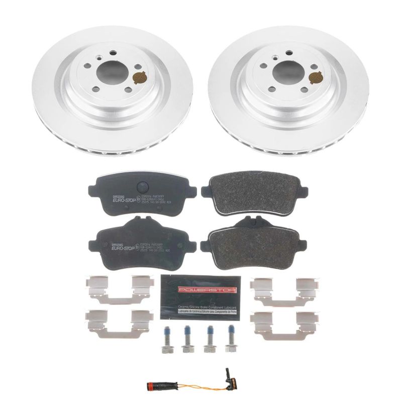 PowerStop 13-16 Mercedes-Benz GL350 Rear Euro-Stop Brake Kit