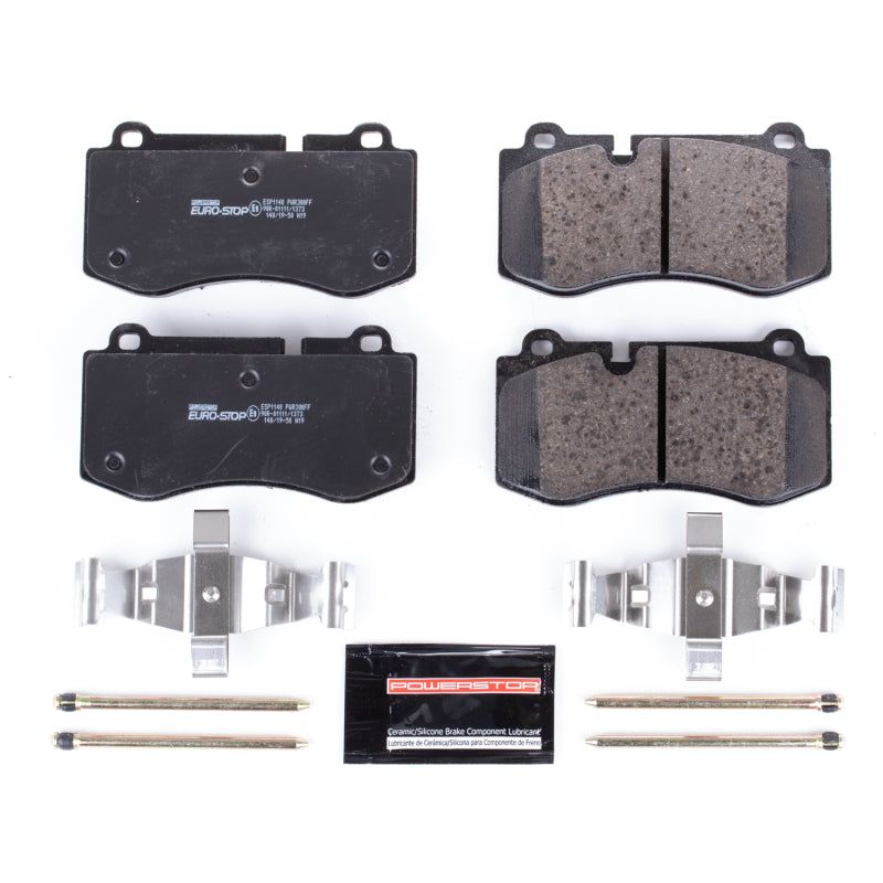 PowerStop 10-12 Mercedes-Benz SL550 Euro-Stop ECE-R90 Front Brake Pads