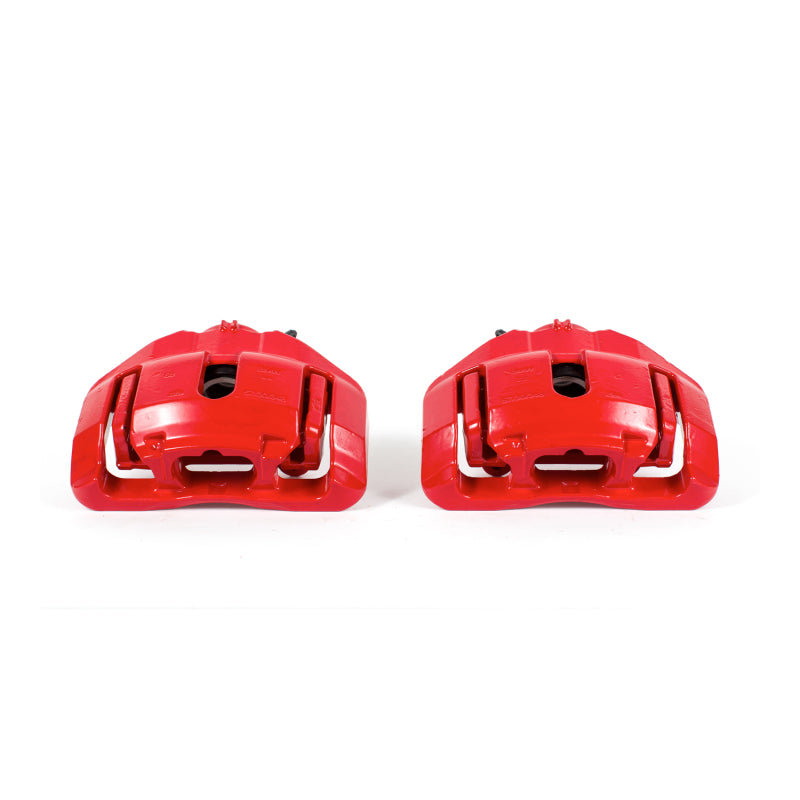 PowerStop 09-11 BMW 335d Front Red Calipers w/Brackets - Pair