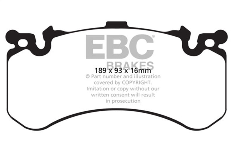 EBC RedStuff Performance Front Brake Pads DP32158C