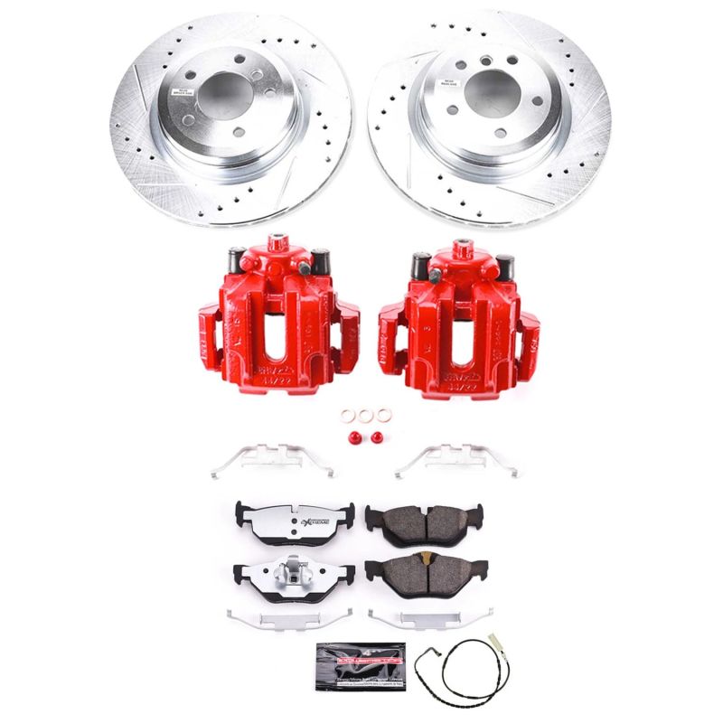 PowerStop 2006 BMW 325i Rear Z26 Street Warrior Brake Kit w/Calipers