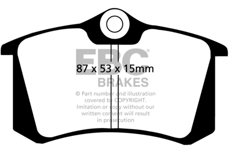 EBC YellowStuff Performance Rear Brake Pads DP4680R