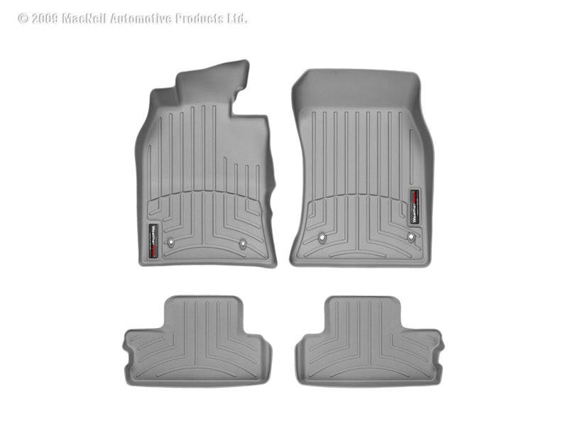 WeatherTech 02-06 Mini Cooper / Cooper S Front And Rear Floorliners - Grey