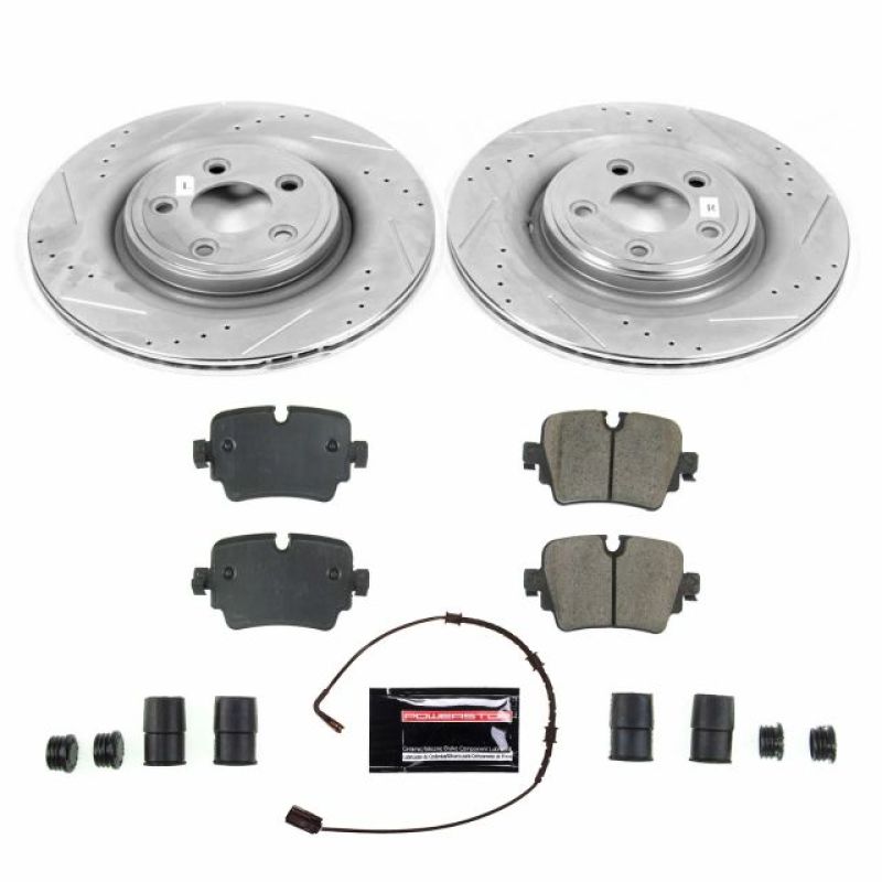 PowerStop 16-17 Jaguar XJ Rear Z23 Evolution Sport Brake Kit