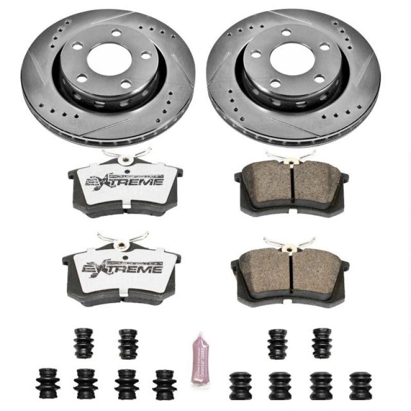 PowerStop 1999 Audi A8 Rear Z26 Street Warrior Brake Kit