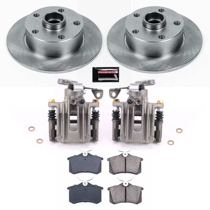 PowerStop 97-01 Audi A4 Autospecialty Kit w/ Calipers - Rear