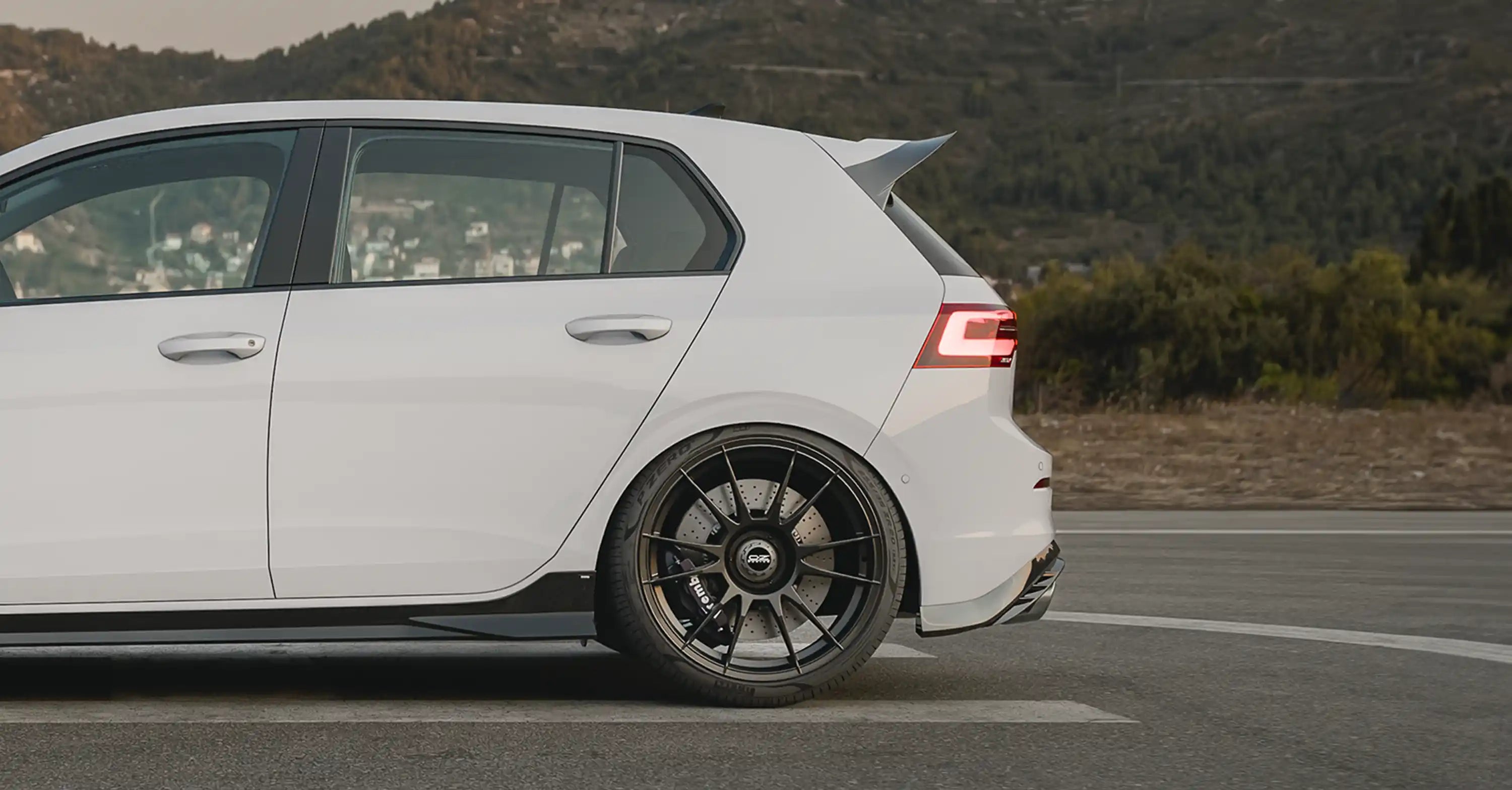 Zaero Design EVO-1 Gloss Black Rear Spoiler - VW Golf R & Golf GTI Clubsport MK8/MK8.5