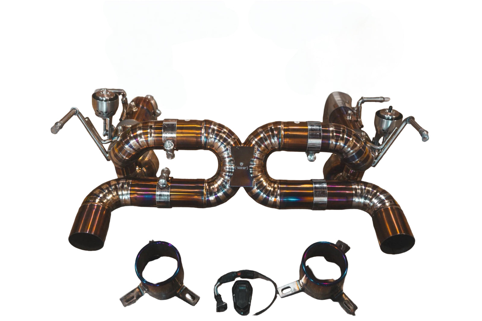 Valvetronic Designs - Ferrari F8 Valved Sport Exhaust System - Grade 5 Titanium