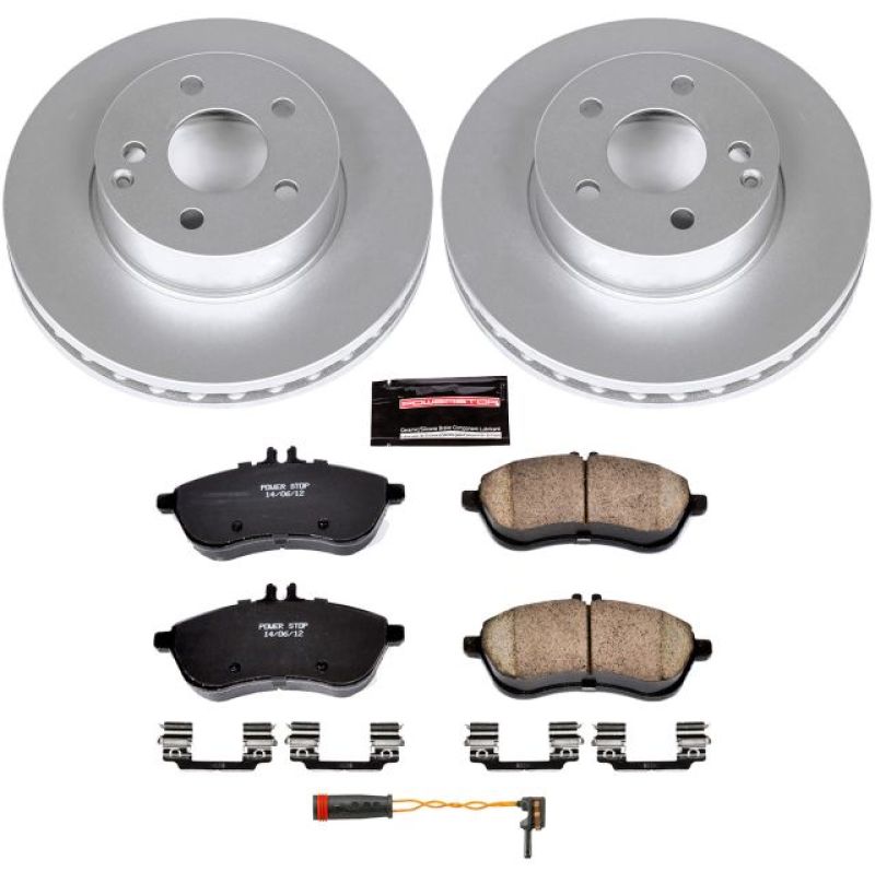 PowerStop 12-15 Mercedes-Benz C250 Front Z23 Evolution Sport Coated Brake Kit