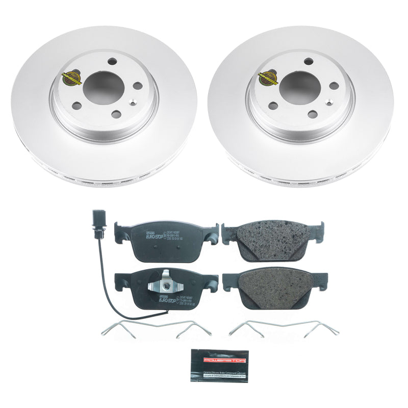 PowerStop 17-19 Audi A4 Front Euro-Stop Brake Kit