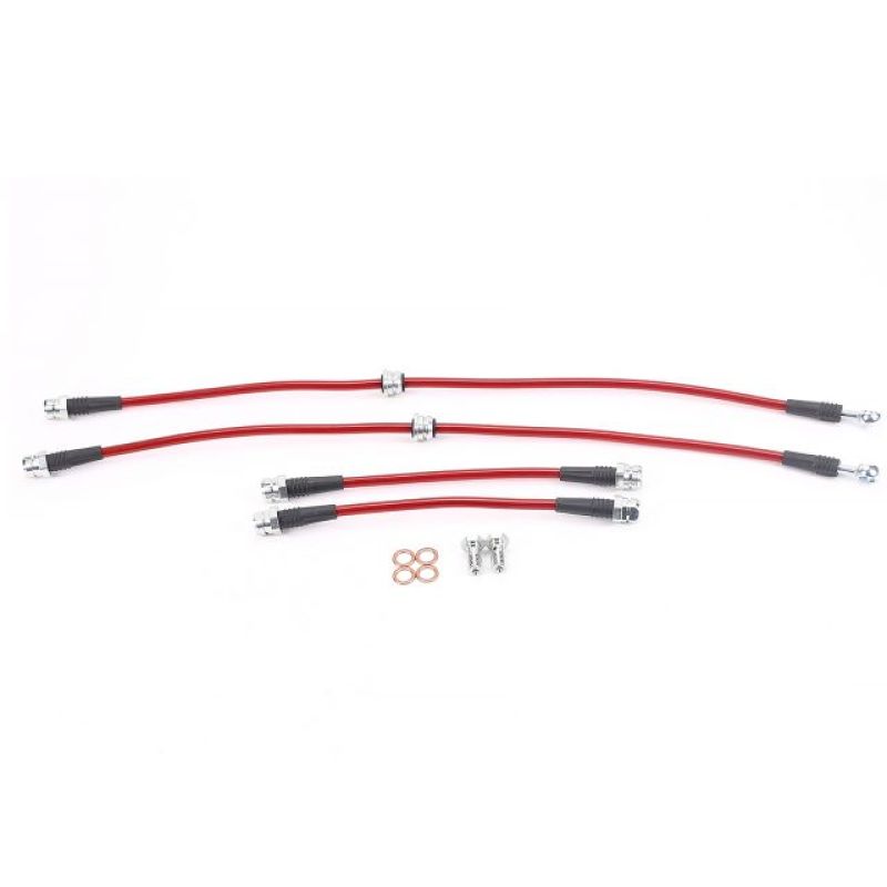 PowerStop 06-13 Audi A3 Front & Rear SS Braided Brake Hose Kit