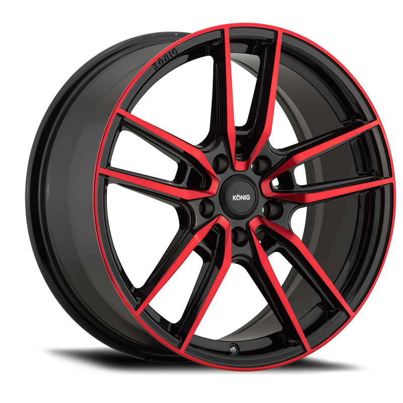 Konig Wheels Konig Myth 18x8 5x114.3 ET43 Gloss Black w/ Red Tinted Clearcoat