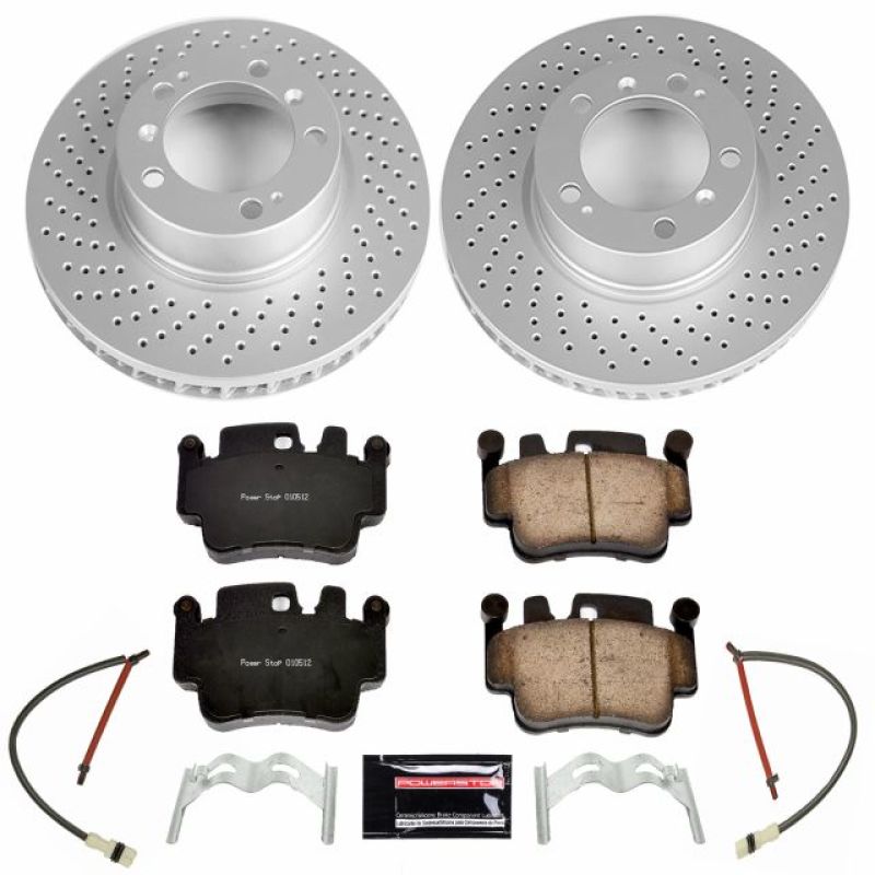 PowerStop 05-06 Porsche Boxster Front Z23 Evolution Sport Coated Brake Kit