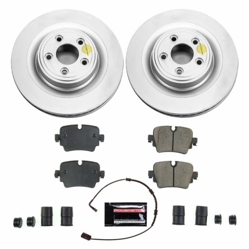 PowerStop 16-17 Jaguar XJ Rear Z23 Evolution Sport Coated Brake Kit
