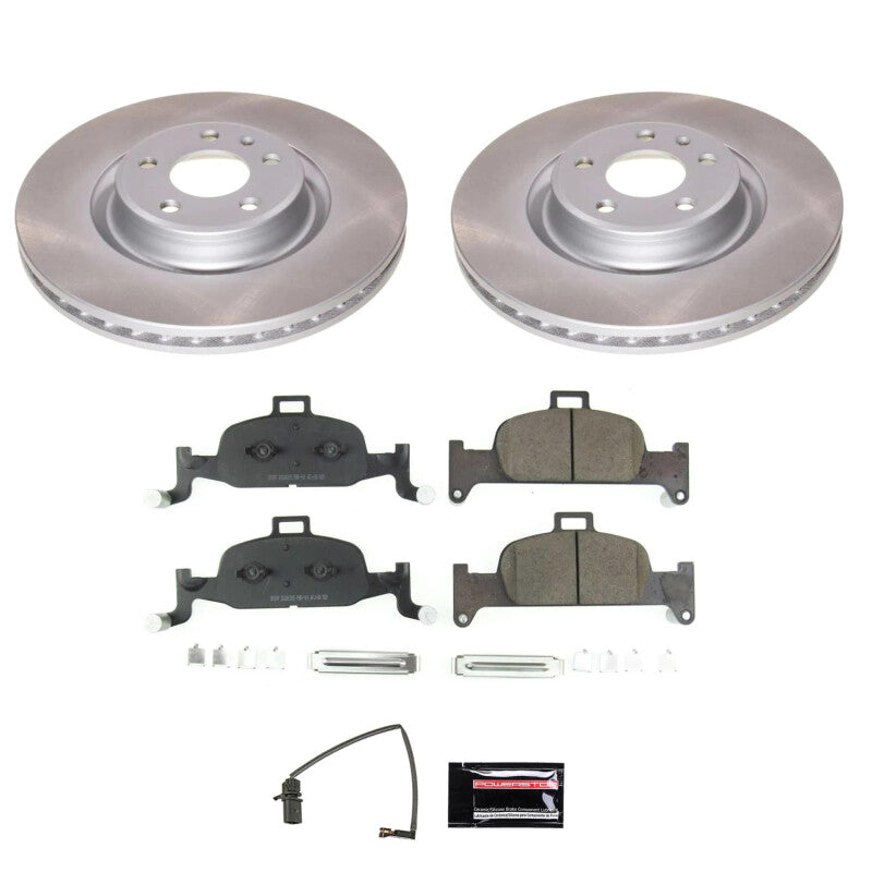 PowerStop 2018 Audi Q5 Front Semi-Coated Rotor Kit