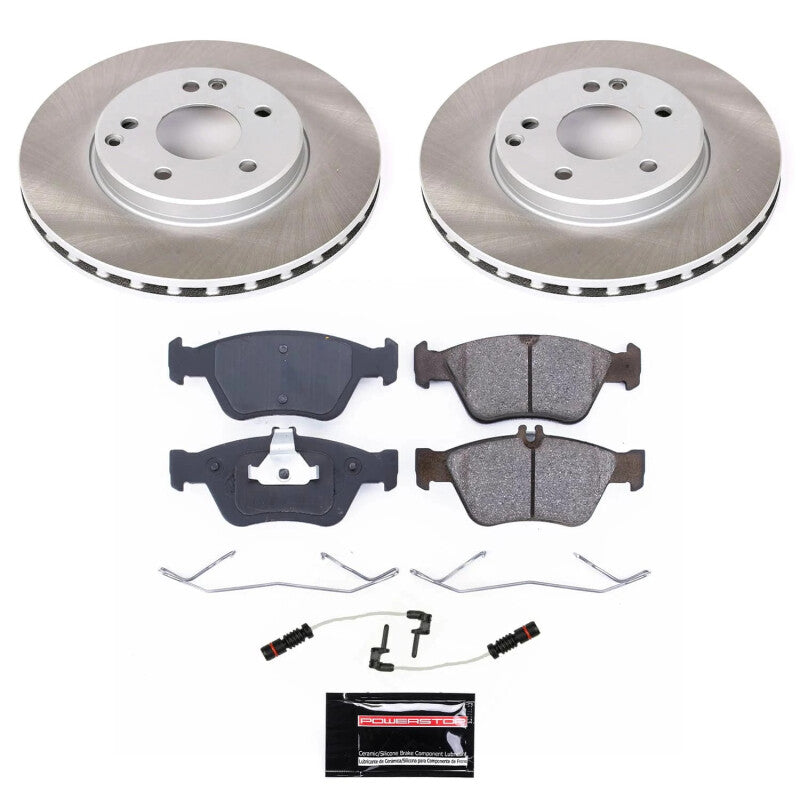 PowerStop 98-04 Mercedes-Benz SLK230 Front Semi-Coated Rotor Kit