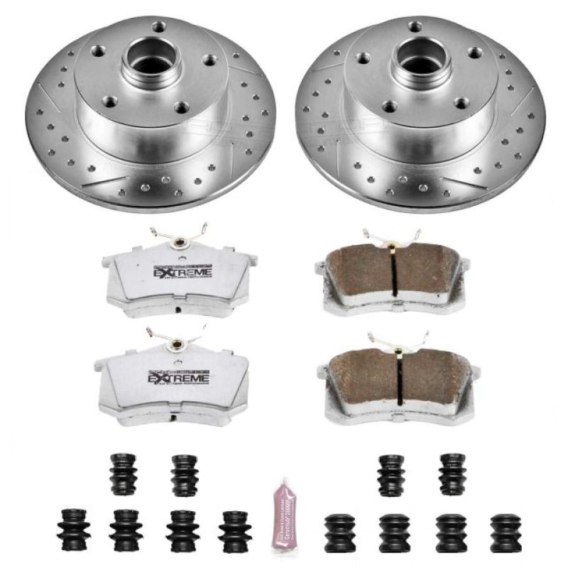 PowerStop 97-01 Audi A4 Rear Z26 Street Warrior Brake Kit