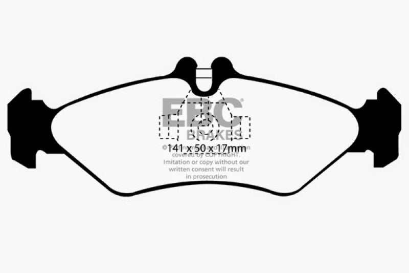 EBC 02-03 Mercedes-Benz Commercial Sprinter Box Van (ATE Rears) Ultimax2 Rear Brake Pads