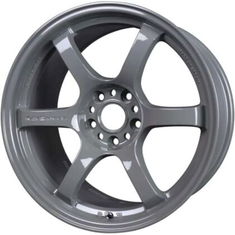 Gram Lights 57DR 17x9.0 +12 5-114.3 Glossy Gray Wheel