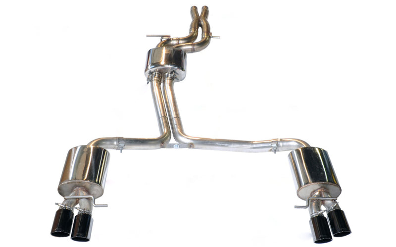 AWE Tuning B8 / B8.5 S5 Sportback Touring Edition Exhaust - Resonated - Chrome Silver Tips