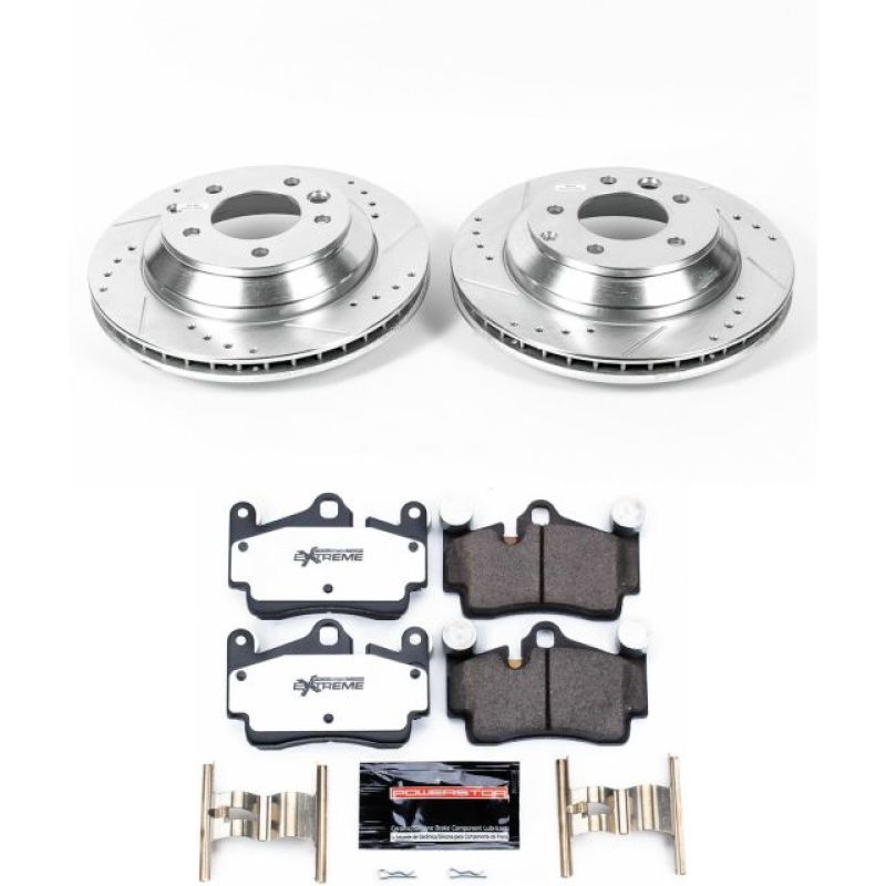 PowerStop 07-15 Audi Q7 Rear Z26 Street Warrior Brake Kit