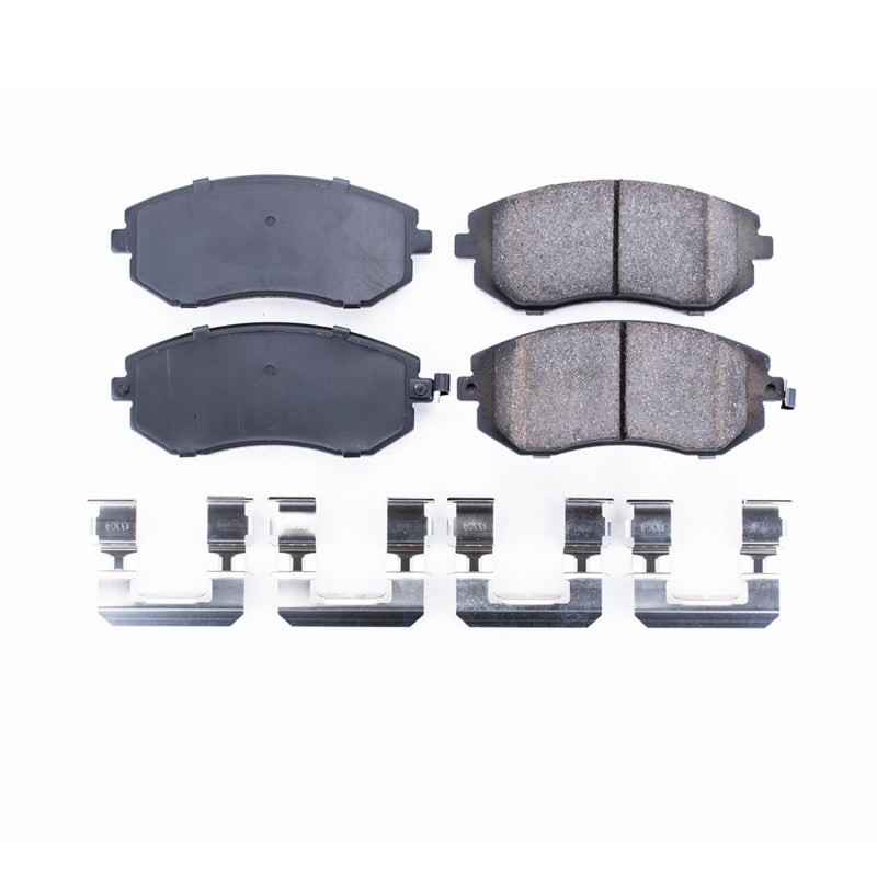 PowerStop 05-06 Saab 9-2X Front Z17 Evolution Ceramic Brake Pads w/Hardware